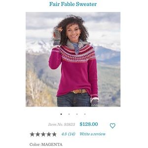 Sundance Fair Fable sweater